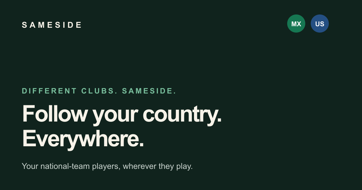 I built a web app that tracks national-team players’ club games, where to watch, and lets you add 
